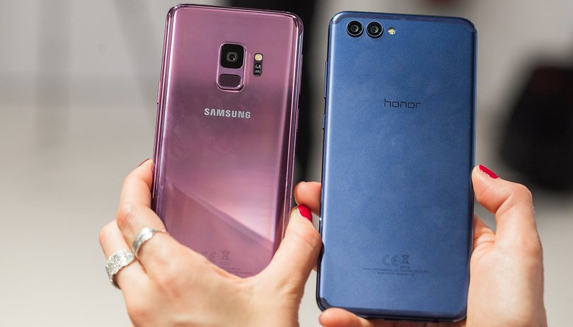 AndroidPIT samsung galaxy s9 vs honor view 10 7283