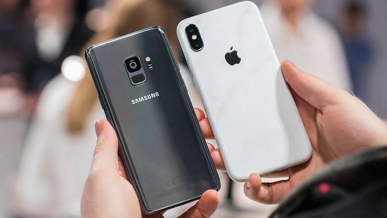 AndroidPIT samsung galaxy s9 vs iphone x 7385