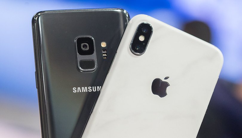 AndroidPIT samsung galaxy s9 vs iphone x 7386
