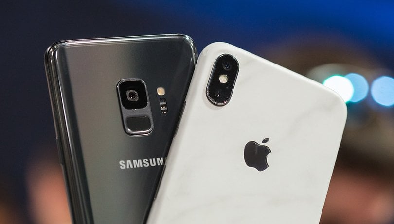 AndroidPIT samsung galaxy s9 vs iphone x 7392