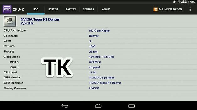 Nexus 8 Tegra K1