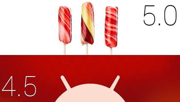android kitkat lollipop teaser