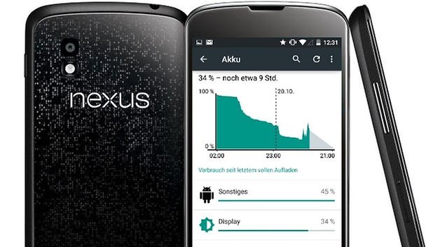 nexus4 androidl battery