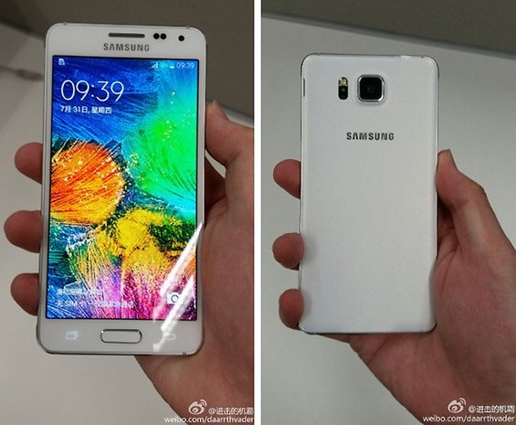 Galaxy F front and back view