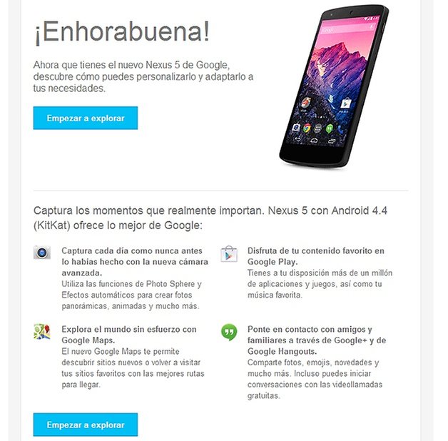 Nexus5 email