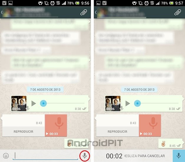 whatsapp mensaje voz