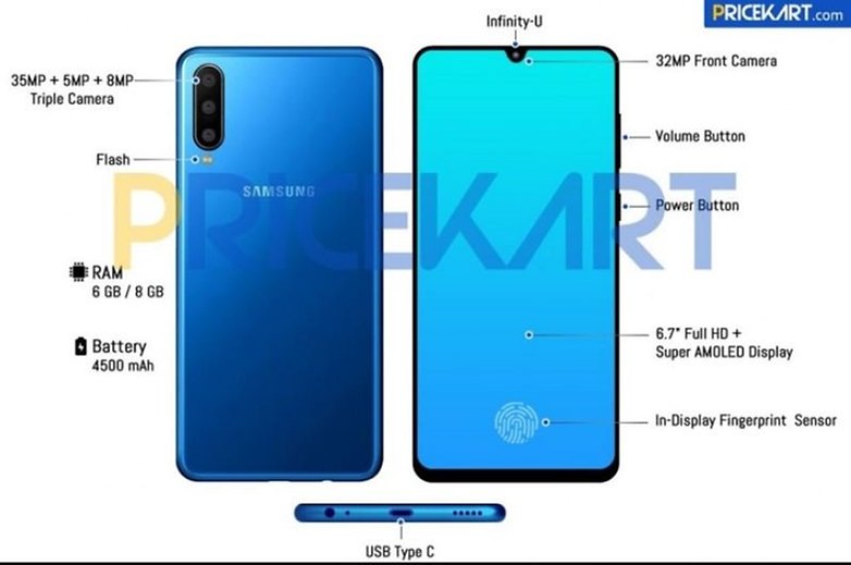 Samsung galaxy A60 leak pricekart 01