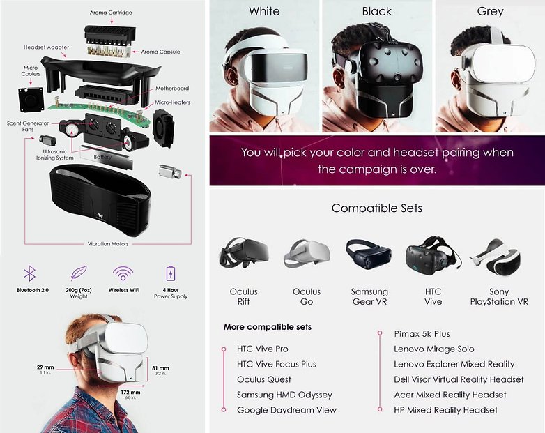 feelreal vr mask tech specs 01