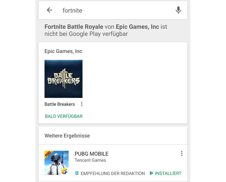 fortnite google play warning de androidpit 01
