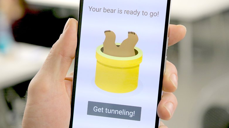 AndroidPIT Nexus 6P tunnel bear vpn