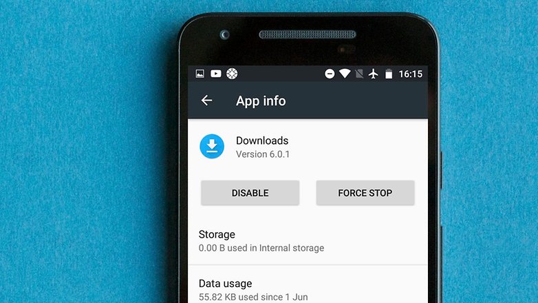 Disabling the Android Download Manager wreaks havoc on your system.