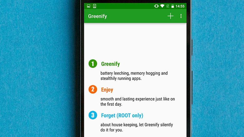 AndroidPIT greenify app jak rootovat