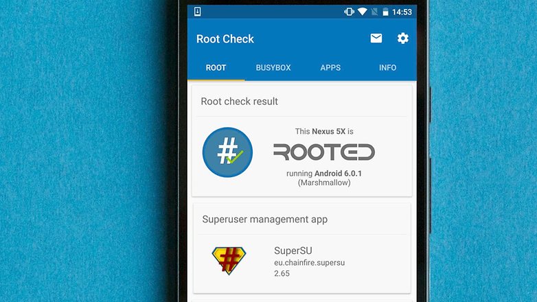 AndroidPIT aplikace root check, jak rootovat