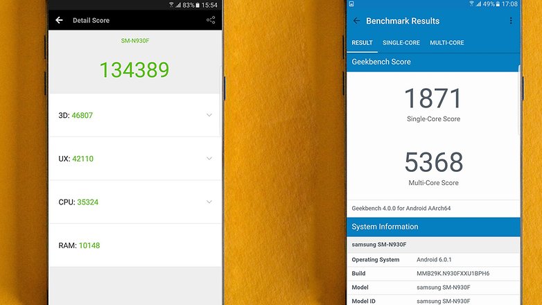 AndroidPIT samsung galaxy note7 benchmark