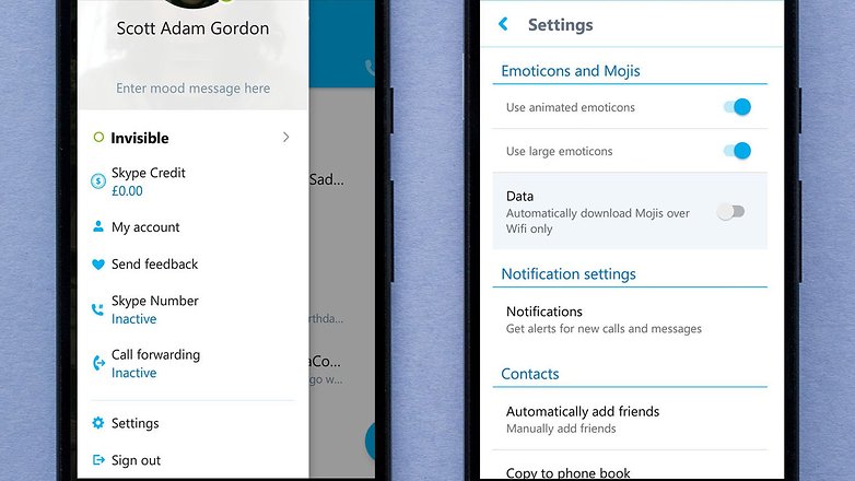 AndroidPIT skype for android tips tricks 4
