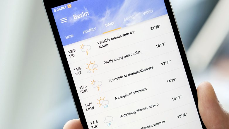 androidpit accuweather app