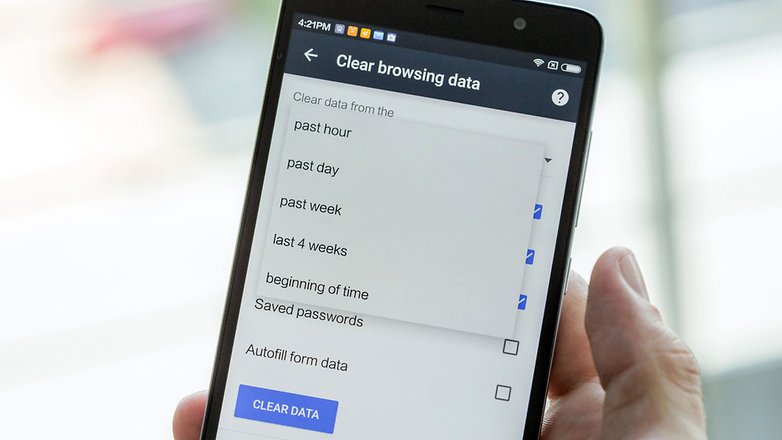 androidpit android vymazat data prohlížení na mobilu