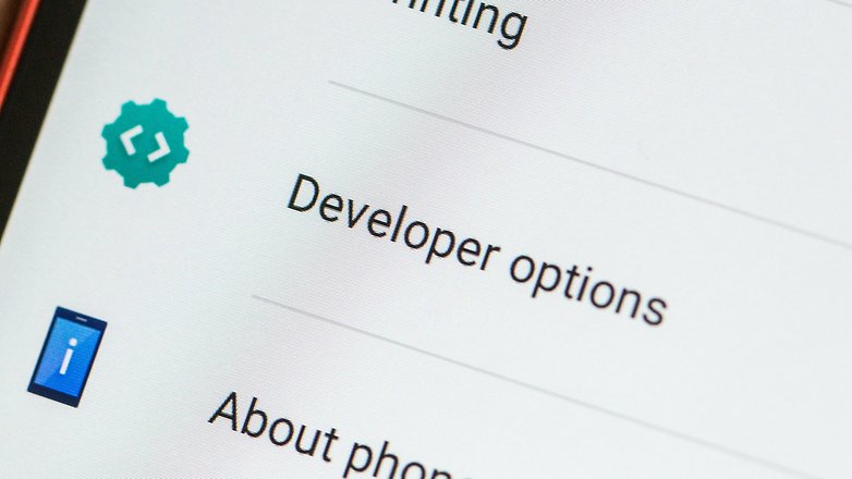 Опции за разработчици на androidpit 2