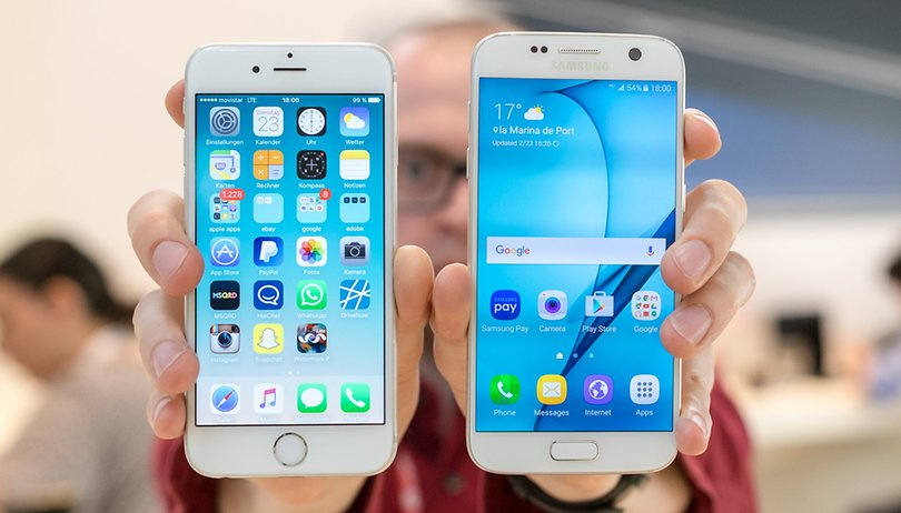 androidpit samsung galaxy s7 vs apple iphone 6 1