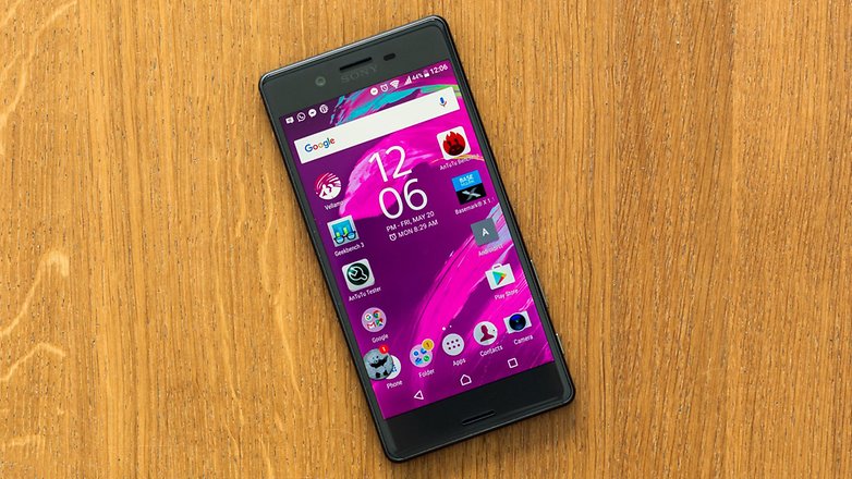 androidpit sony xperia x screen