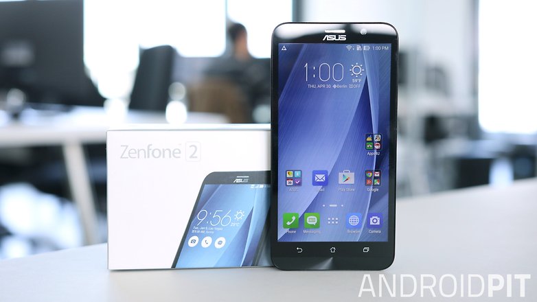 asus zenfone 2 front box