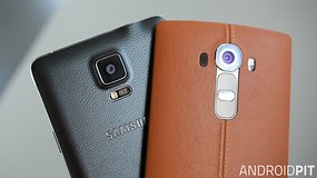 Samsung Galaxy Note 4 vs. LG G4: Kampf der Ledernacken