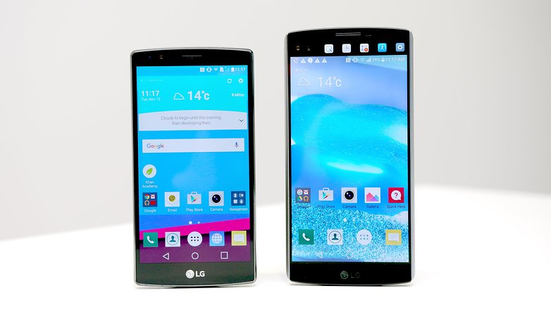 lg g4 vs lg v10 screen