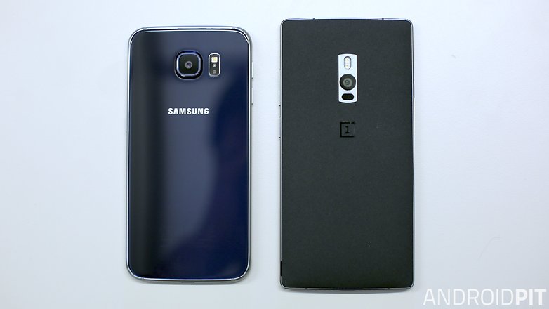 oneplus 2 vs galaxy s6 back