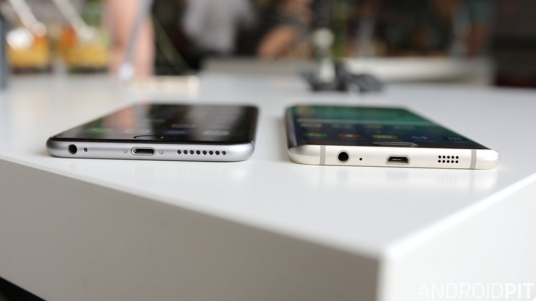 s6 edge vs iphone plus 6 plus usb