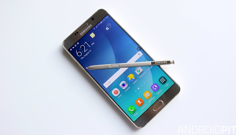 samsung galaxy note 5 front