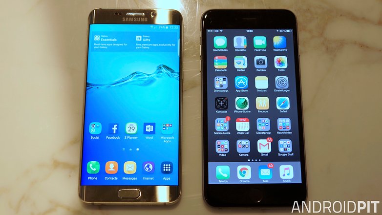 samsung galaxy s6 edge plus vs iphone 6 plus