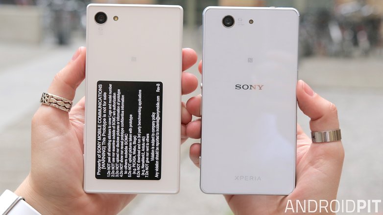 sony xperia z5 compact vs sony xperia z3 compact back