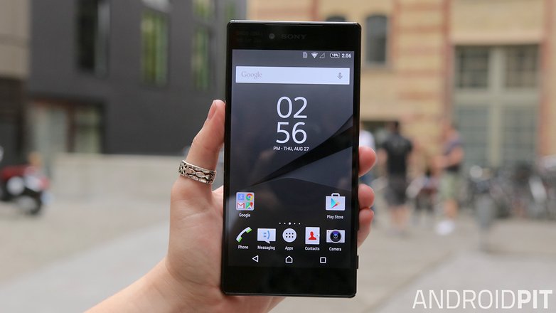 sony xperia z5 premium front display