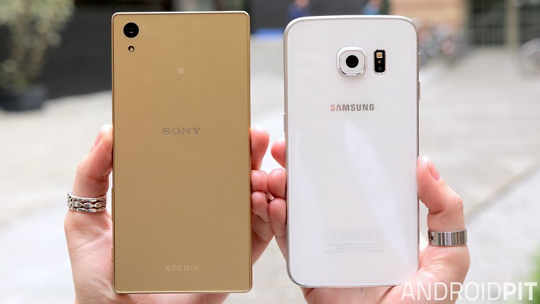 sony xperia z5 vs samsung galaxy s6 edge back