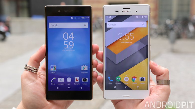 Sony Xperia Z5 vs Sony Xperia Z3 display