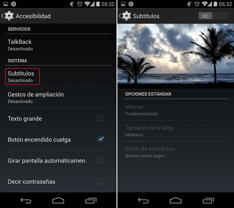 Nexus5 Subtitulos