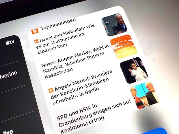 Abgeschnittene Widgets beim iPad mini 7