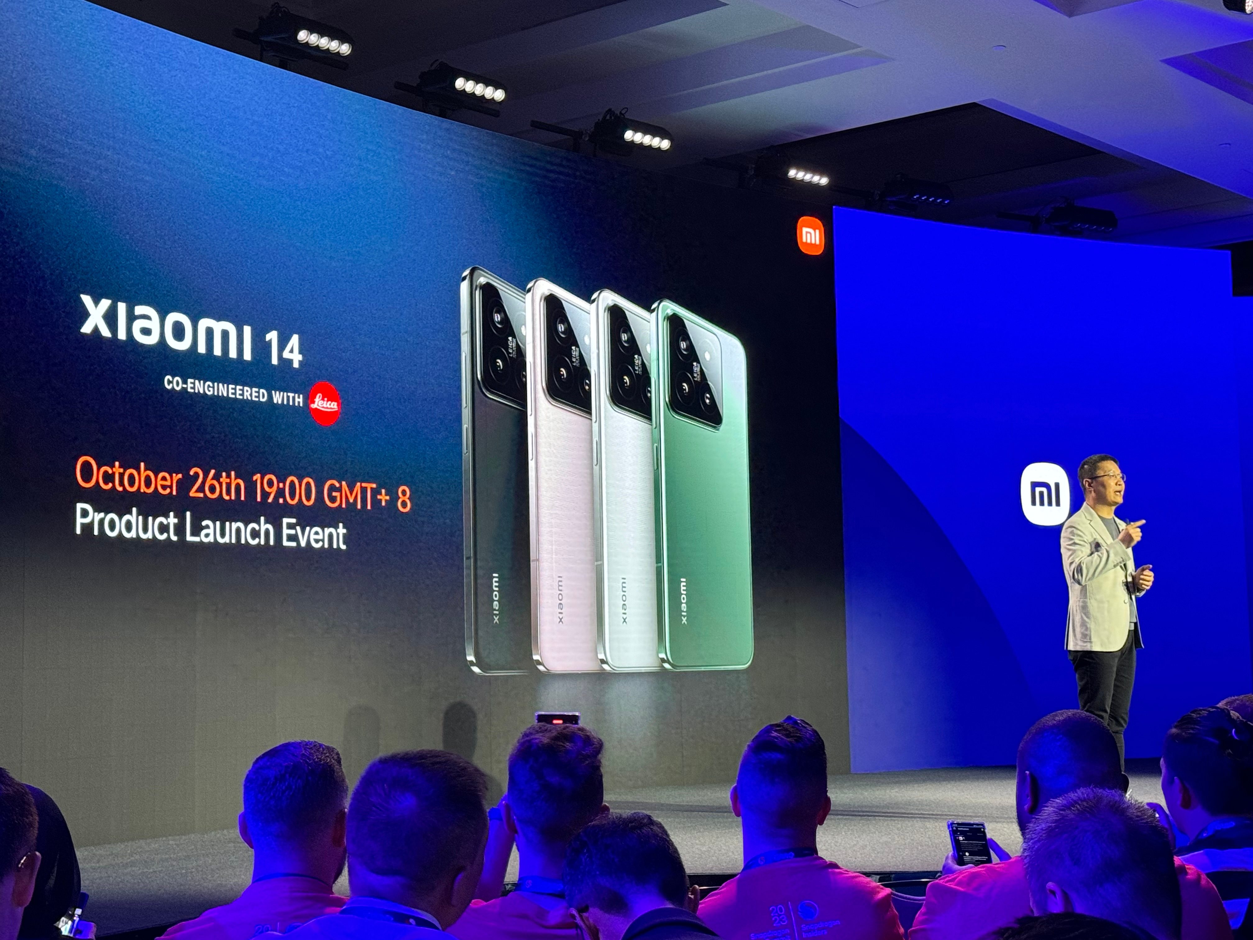 Xiaomi Presents The Xiaomi 14 Live At The Qualcomm Summit