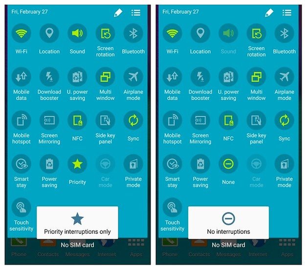ANdroidPIT Galaxy Note 4 Android 50 Lollipop notifications sound interruptions