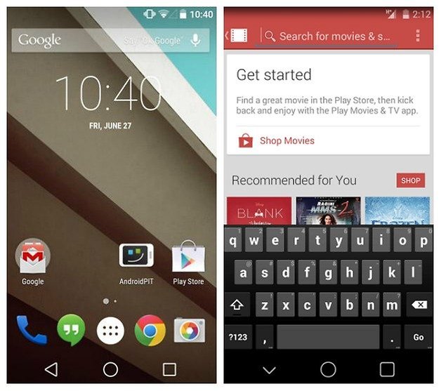 AndroidPIT Android L lockscreen navigation