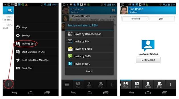 AndroidPIT BBM Invite