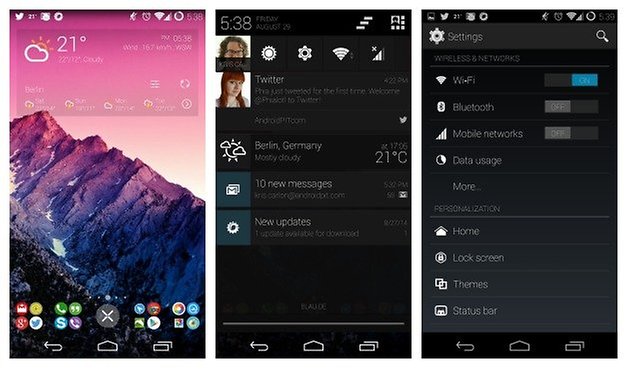 Tema AndroidPIT CM11 Holofied