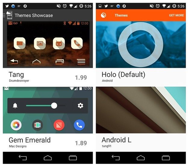 AndroidPIT CM11 Themes Showcase Settings