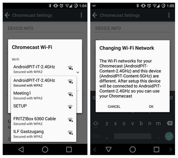 Charmerende Bekendtgørelse tro på How to change Wi-Fi network on Chromecast | NextPit