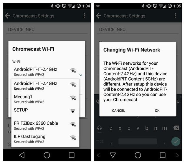 AndroidPIT Chromecast Switch WiFi 3
