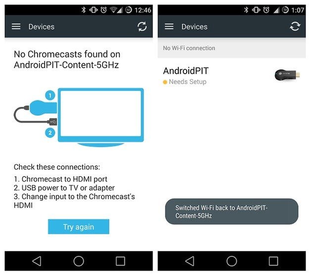 AndroidPIT Chromecast Switch WiFi 5