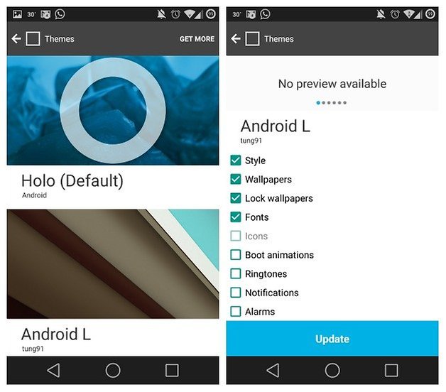 AndroidPIT CyanogenMod Android L Theme 4