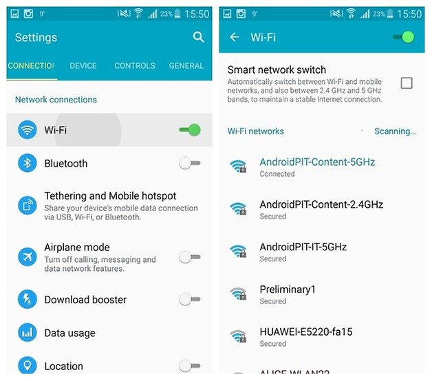 AndroidPIT Galaxy Note 3 Android 5 0 Lollipop Wi Fi smart network switch