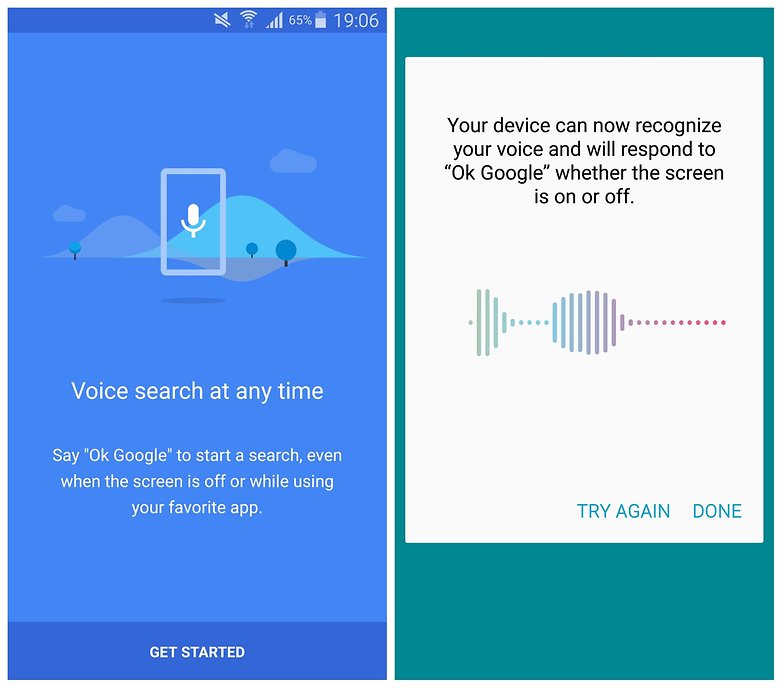 AndroidPIT Galaxy Note 4 Google Now voice recognition