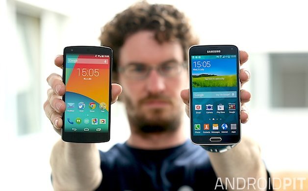 AndroidPIT Galaxy S Nexus 5 teaser